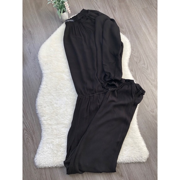 Brandy Melville Black Long Sleeve Jumpsuit medium - Picture 2 of 16